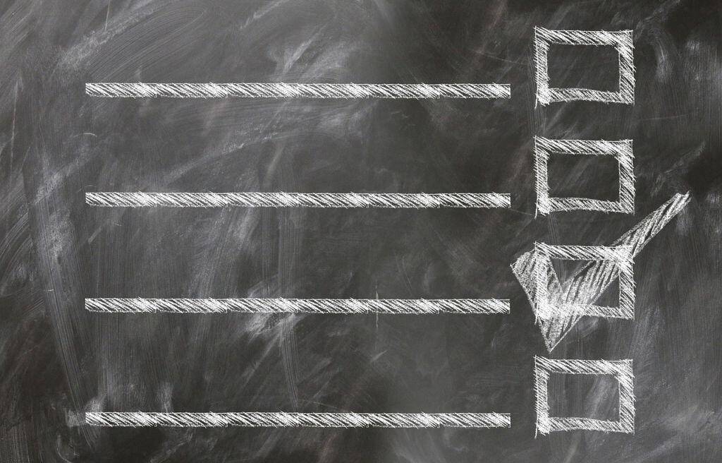 Checkliste Checkliste